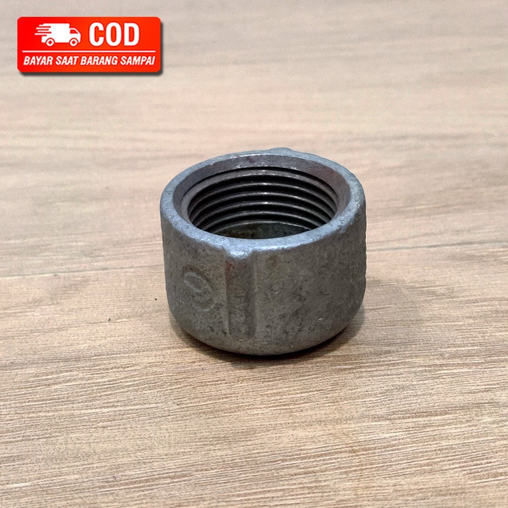 DOP BESI DRAT DALAM 3/4 INCH / TUTUP PIPA BESI DRAT DALAM 3/4 INCH