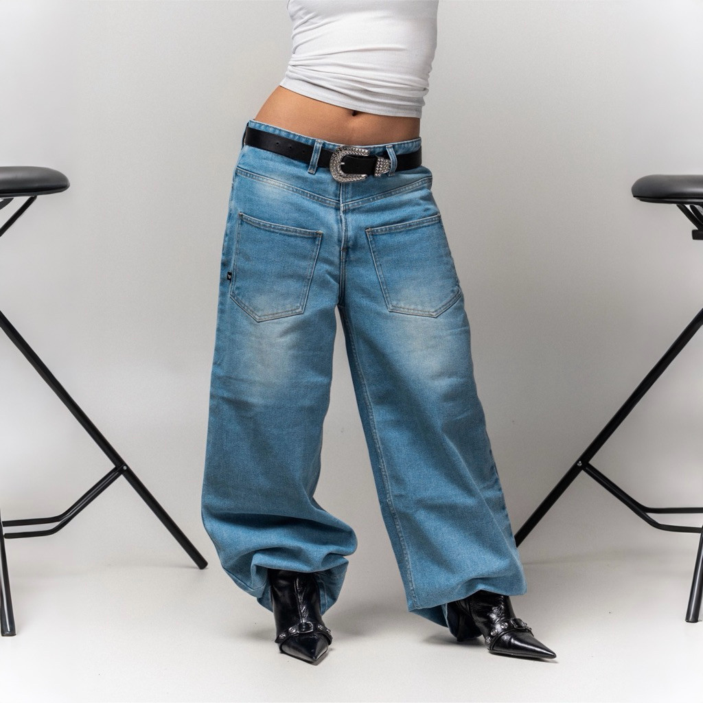 DEMOAN - REVERSE BAGGY JEANS