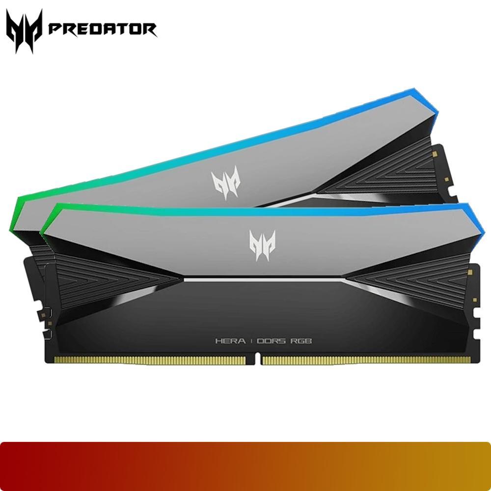 PREDATOR BL.9BWWR.586 | Hera RGB 32GB (2x16GB) DDR5 DRAM 8000MHz CL36 AMD EXPO & Intel XMP Memory Ki