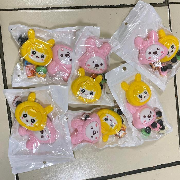 [ READY ] PROMO - Satu Set Khusus Jibbits Boneka  isi 8 Fashion Baim Karet Rubber Shoe Badminton Sel
