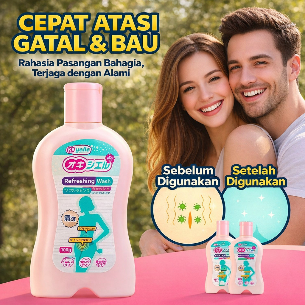 Oxyelle Pembersih Kewanitaan Yang Lembut 100g/ Oxyelle Kebersihan Kewanitaan/Oxyele Cairan Pembersih