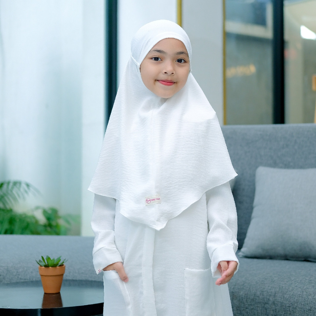 Gamis Anak Perempuan Luna Series By Baby Malika | Setelan Gamis Polos Anak Terbaru Berkualitas Midni