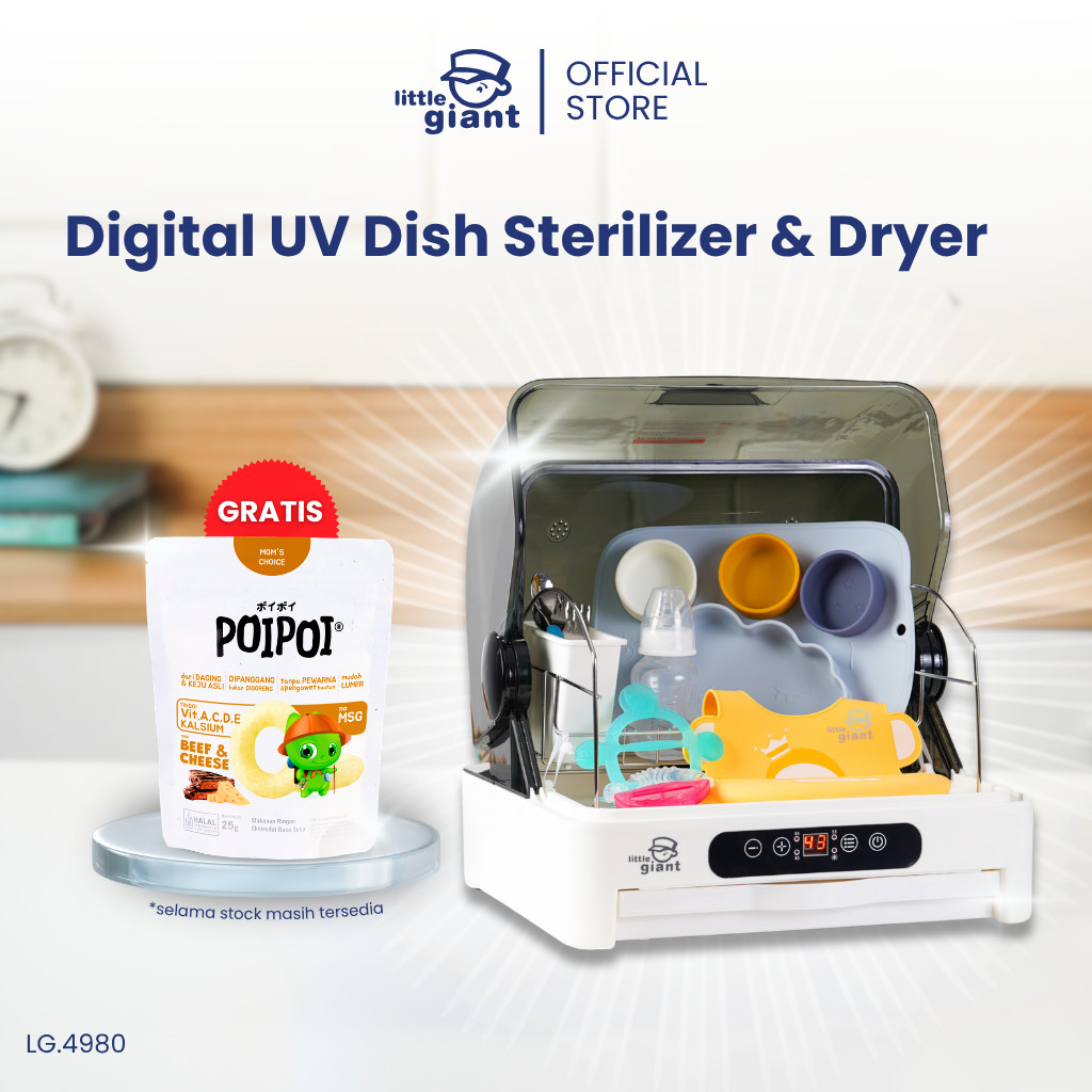 LITTLE GIANT LG.4938 UV Dish Sterilizer & Dryer - Sterilisasi dan Pengeringan Piring