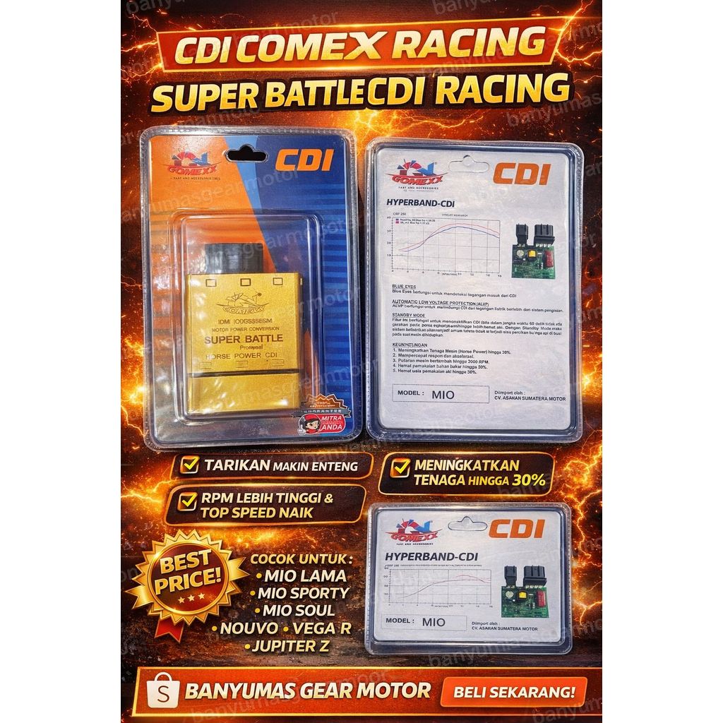 CDI RACING NO LIMIT GOMEXX JUPITER Z 5TP