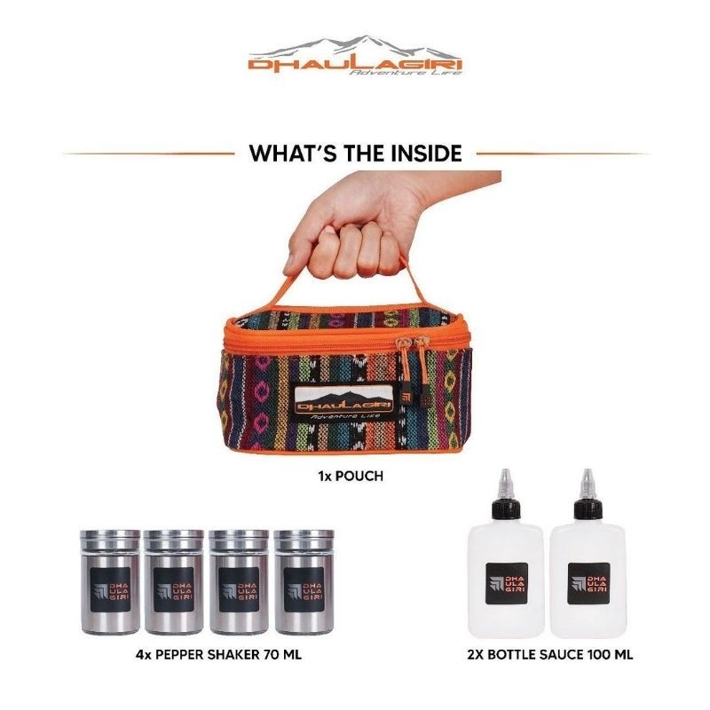 Dhaulagiri - Seasoning Box Set / Kotak Bumbu Set Camping