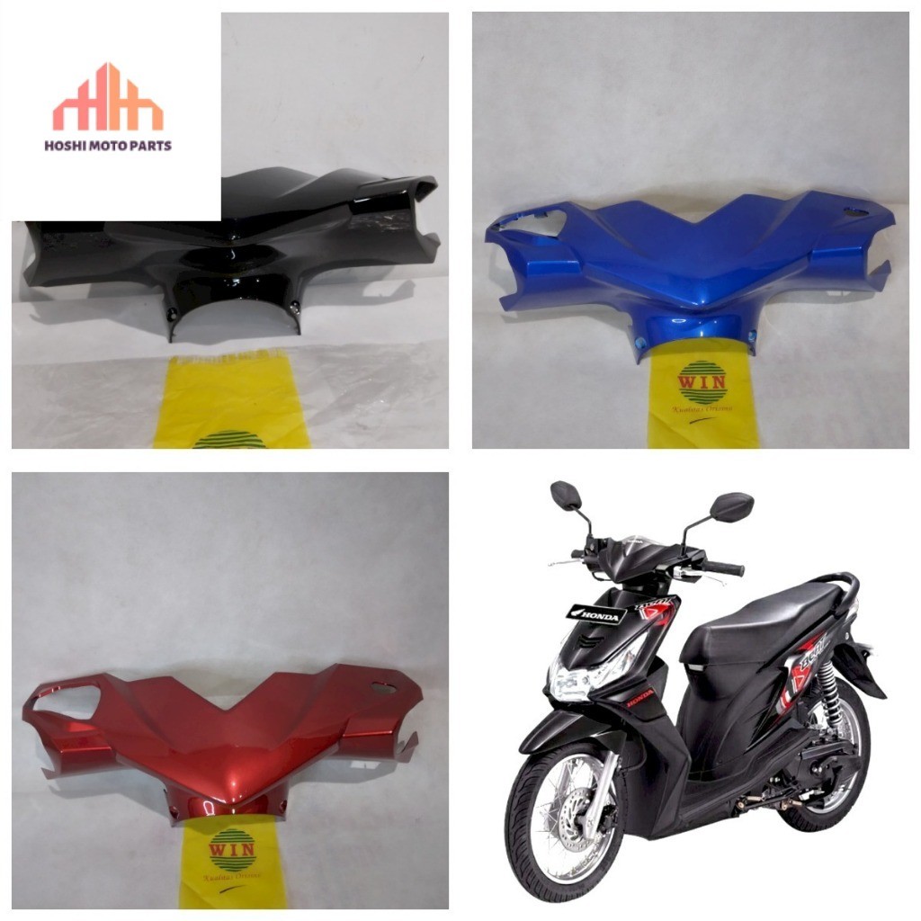 Batok Beat Karbu KVY 2008 2009 2010 2011 | front / rear handle cover WIN | totok kepala stir depan b