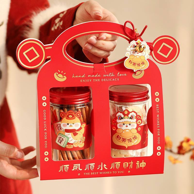 Box Hampers Tenteng Imlek/ Kotak Hamper Toples Imlek/ Box Sincia New Year Chinese/ Paperbag Imlek