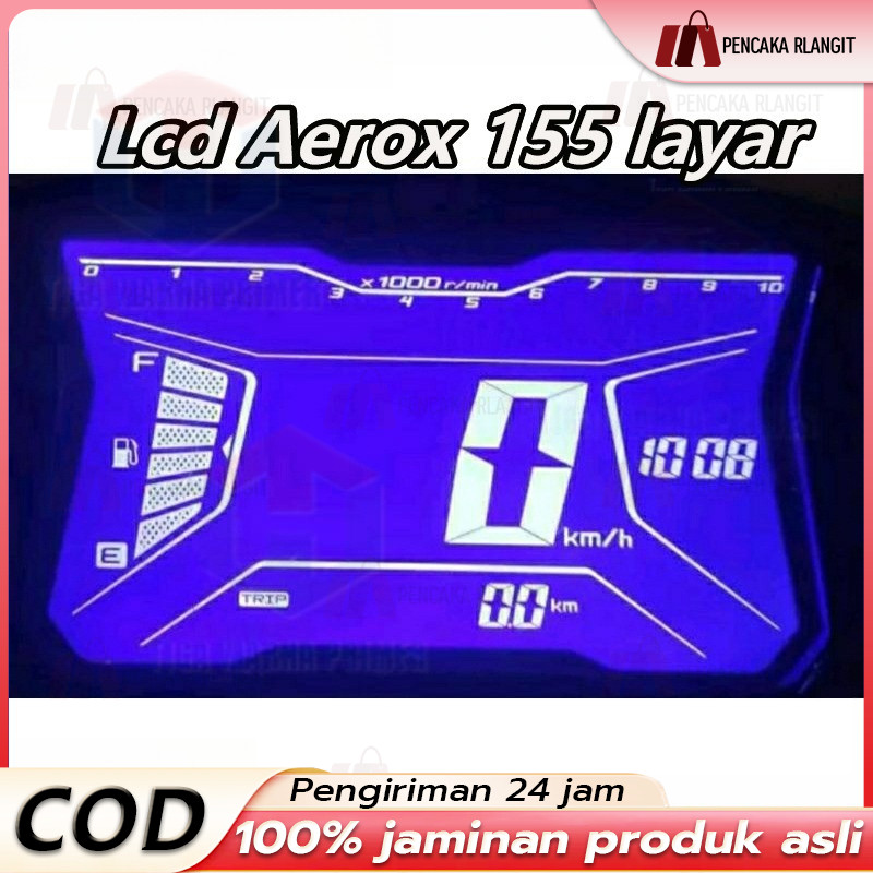 lcd speedometer Aerox yamaha lexi 155 old ori 2017-2020 std abs jaminan normal sby