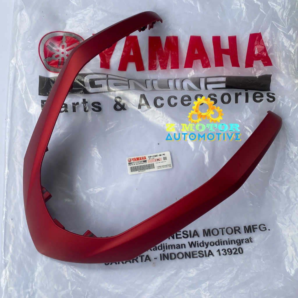 Cover Dasi Alis Depan Front Panel Nmax Old 2015-2019 Merah Doff Yamaha Genuine Parts 2DP-F2865-00-P5