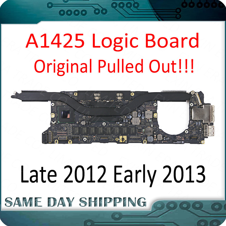 Logic board 820-3462-A A1425 Motherboard for Macbook Pro Retina 13" A1425 2.6/2.9/3.0 GHz Core i5/i7