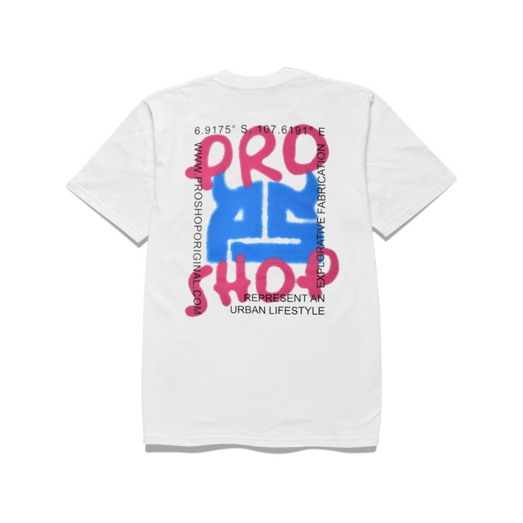 Proshop | Represent 96 Tshirt | Kaos Pria Kaos Distro | Putih T-Shirt