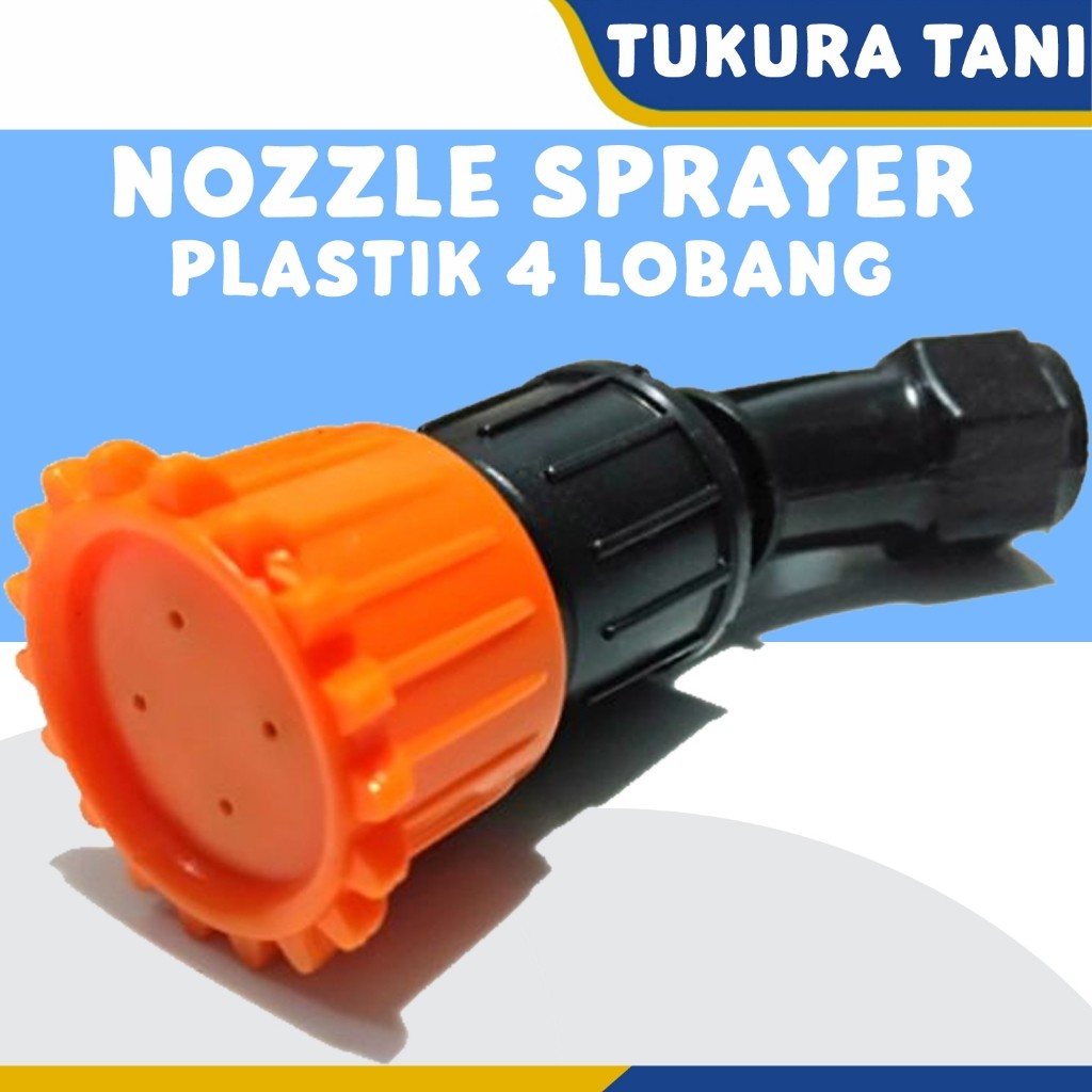 Nozzle Sprayer Elektrik Pertanian Kabut plastik - Motif Bunga 4 titik