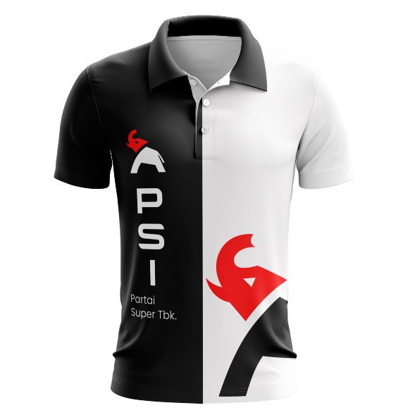 Kaos PSI terbaru 2025  Polo Partai Super Tbk New logo - Kaos Berkerah Polo PSI