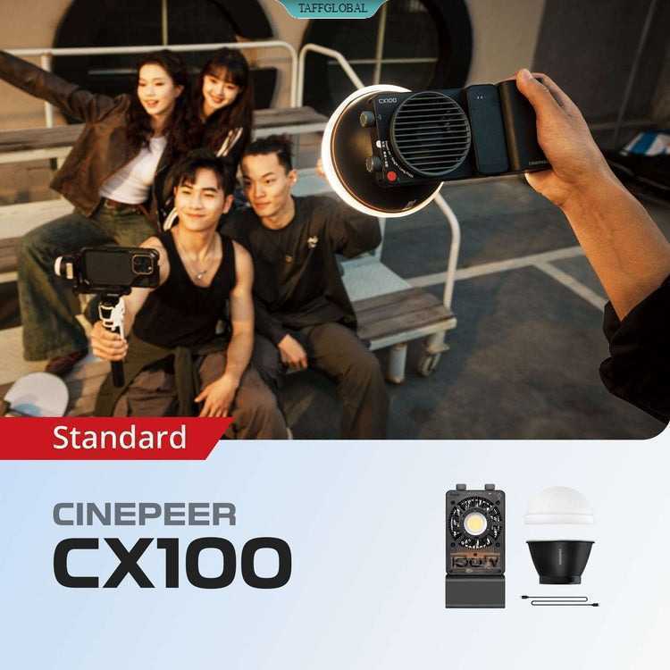 Lampu Flash Fill COB Light Tricolor 100W 4500mAh - CX100