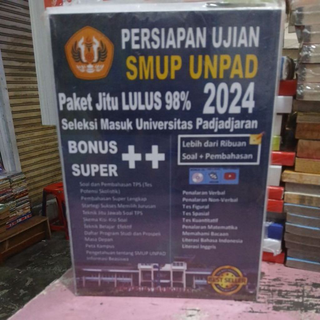 PERSIAPAN UJIAN SMUP UNPAD 2024 PAKET JITU LULUS 98% SELEKSI MASUK UNIVERSITAS PADJADJARAN