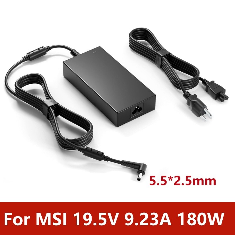 180W 19.5V 9.23A AC Adapter Power For MSI Gaming GF75 GF63 GS40 GS60 GS70 GS65 GS63 GS63VR GT60 GT70