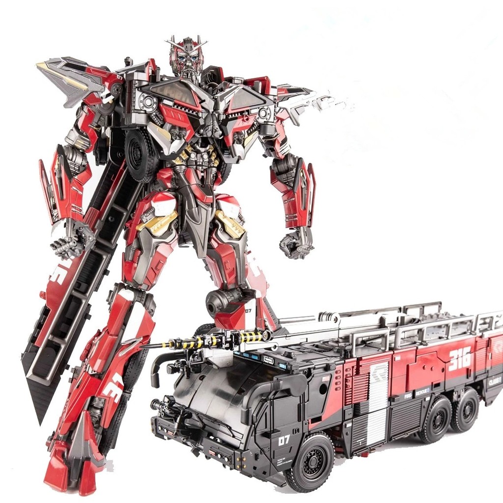 Transformation OV01 OV-01 Sentinel Prime Fire Engine Oversize Movie Serise Alloy Action Figure Robot