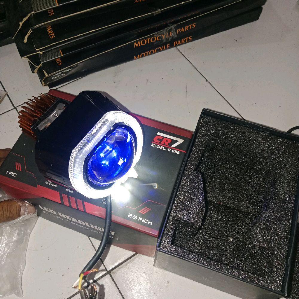 lampu biled original cr7 C686 2,5 inch biled CR7 c 686 original super terang