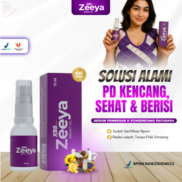 Zeeya Breast Oil Obat Pembesar Payudara dan Bokong & Pemutih Bokong