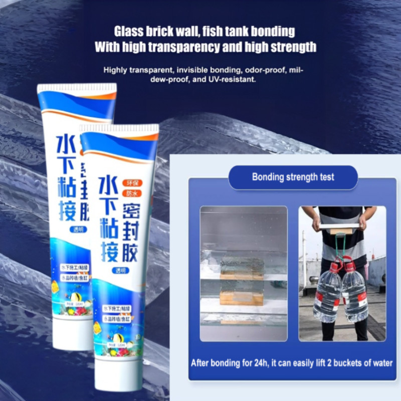 COD+Kirim Dalam 24 Jam/Sealant bawah air/lem perekat bawah air/menyumbat kebocoran dan memperbaiki k