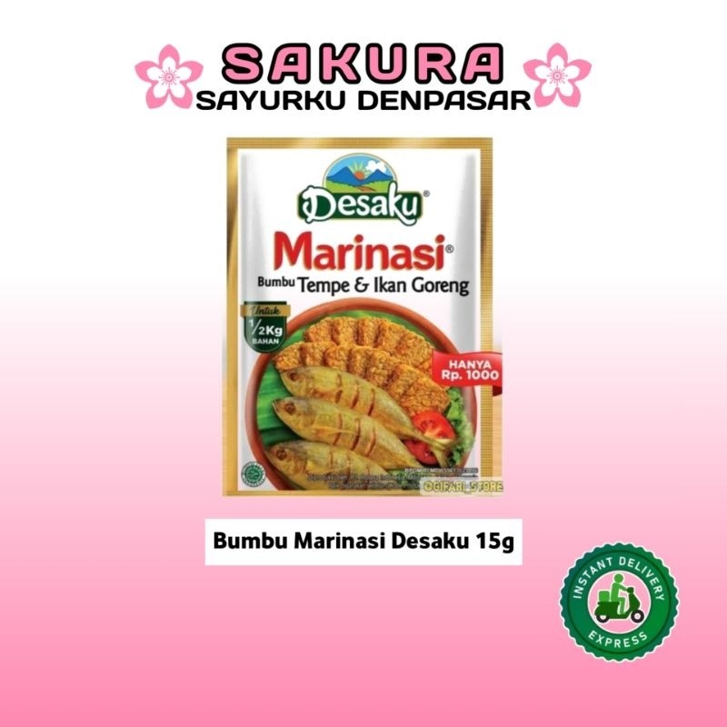 Marinasi Tempe & Ikan Goreng desaku 15g - SAKURA / marinasi desaku