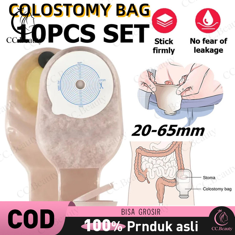 Colostomy Bag 10Pcs/set Stoma Kantong Colostomy