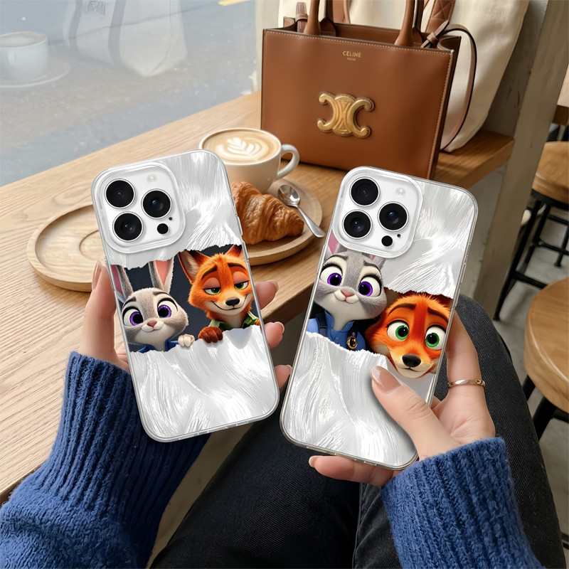 Applicable to oppo A15-92(A15 A16 A17-92) Reno8 Judy and Nick Zootopia Phone case Couple phone cases