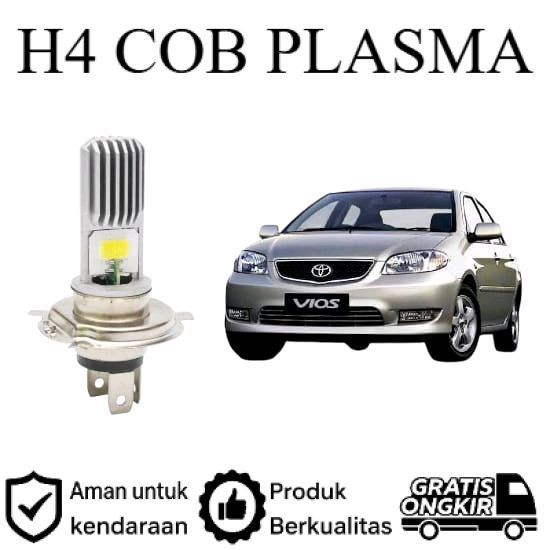 ORIGINAL 2pcs Lampu Utama LED H4 COB Mobil Toyota vios gen1 Lie Cheng