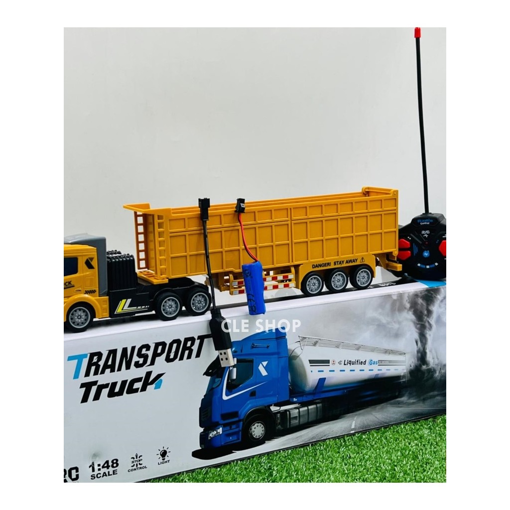 Mainan Mobil Dump Truk Besar Remote Control / Truck Sampah kontainer