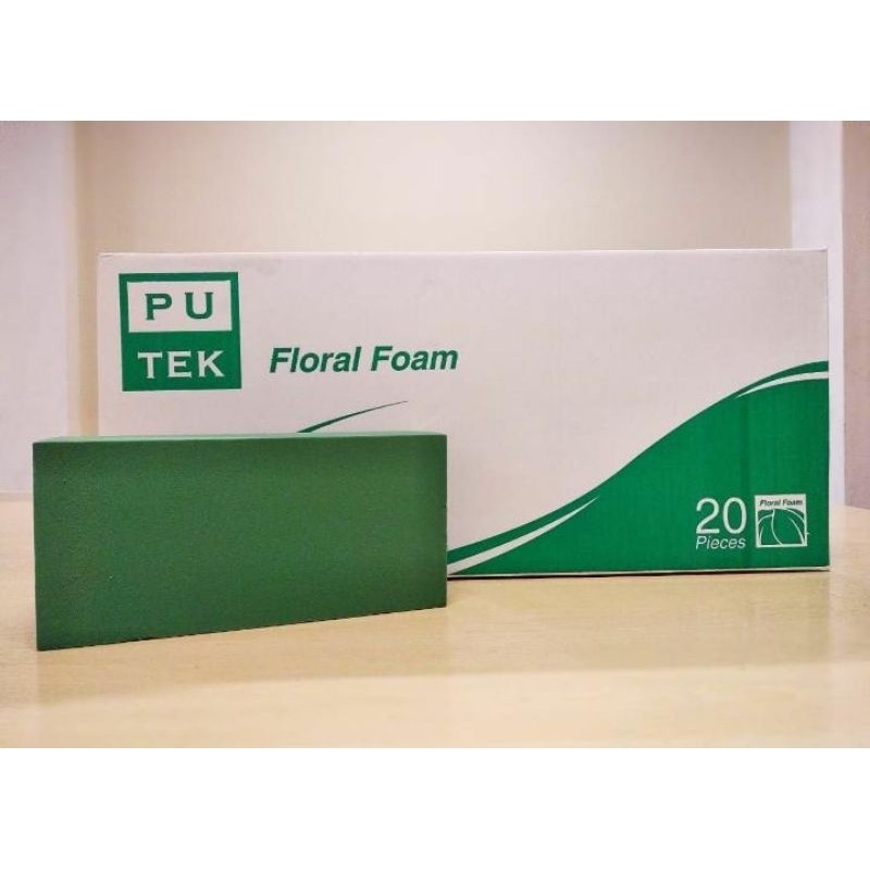 Oasis Busa Basah Bunga Hidup Gabus Media Tanam Wet Floral Foam Hijau Putek