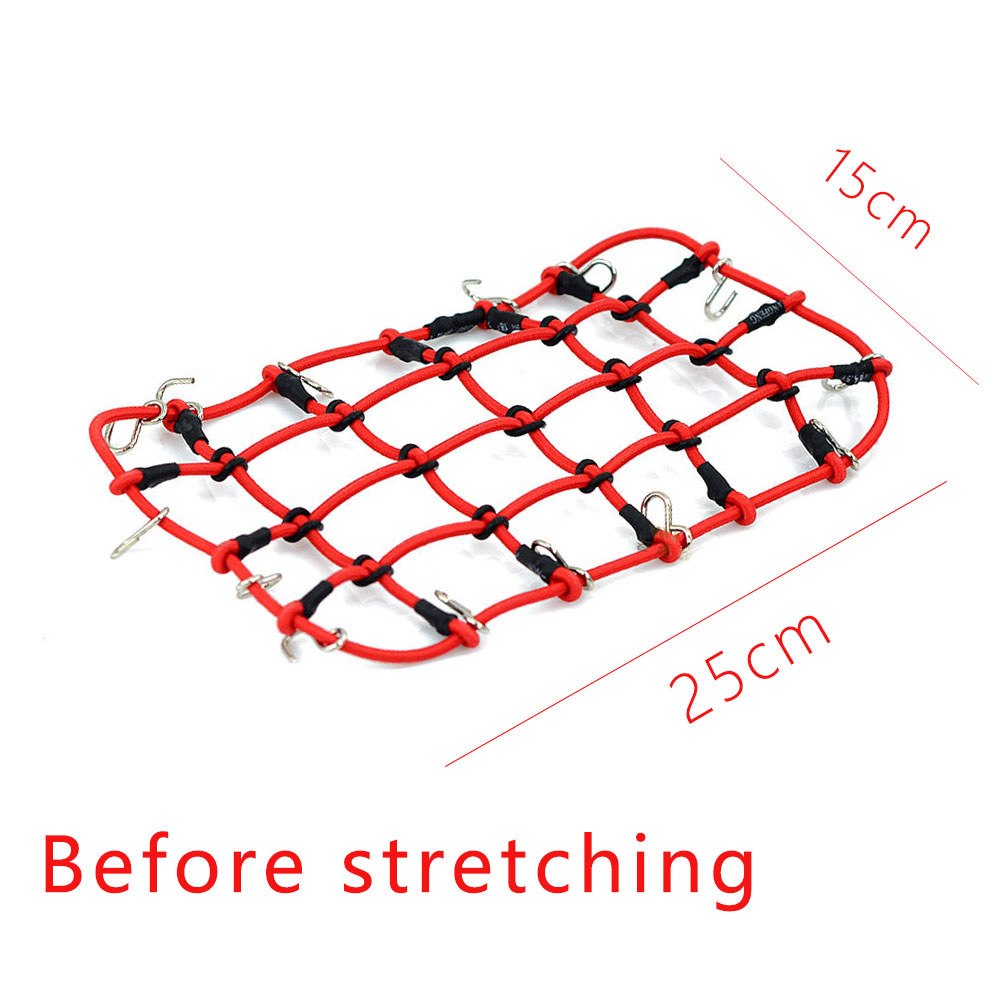OGRC Luggage Net Roof Rack Net for 1/8 1/10 RC Crawler Car TRX4 Bronco F-150 Denfender TRX6 Axial SC