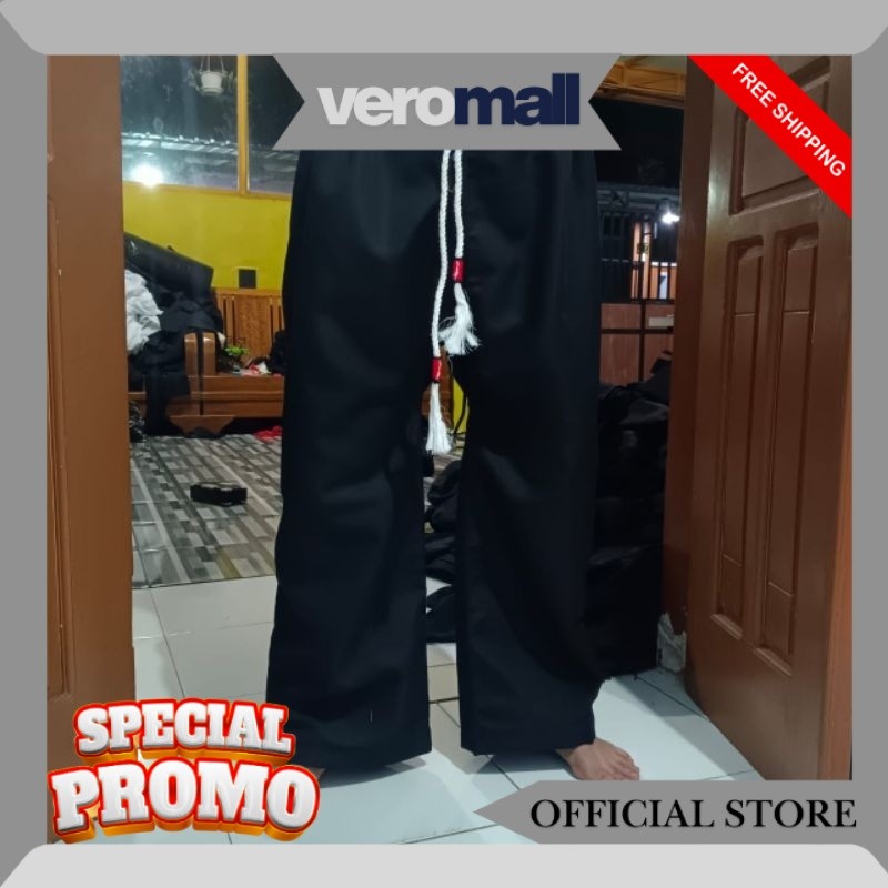 CELANA WAROK Tali songket Murah|CELANA SILAT HITAM LENGKAP DENGAN USUS| CELANA SILAT MURAH VN