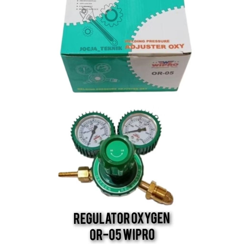Wipro Regulator Las Oksigen / Oxygen / Lonceng Las Doubel OR-05 Sparepart Asli