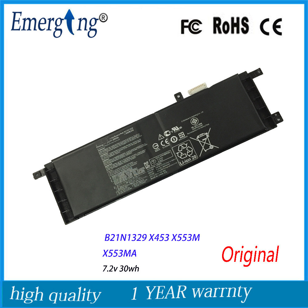 7.2V 30Wh Laptop Battery B21N1329 for ASUS X553MA X453 X453MA Ultrabook Series X553MA-DB01 X453MA-00