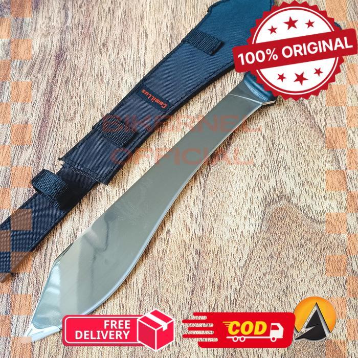 Alat Potong Kayu Bambu Semak Machete Survival Black Camilus CAM-BK6  P1489.1 - Silver -biker