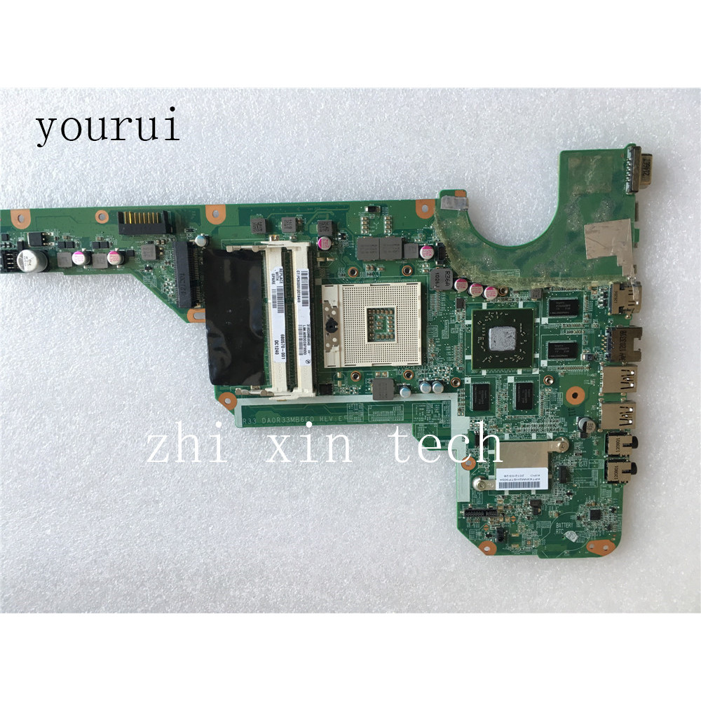 yourui For HP pavilion G4-2000 G6-2000 G7-2000 Laptop motherboard DDR3 DA0R33MB6E0 680570-001 680570