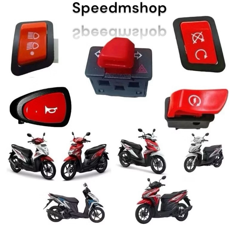 SAKLAR MERAH VIETNAM SAKLAR TOMBOL MERAH VETNAM BEAT FI BEAT ESP BEAT DELUXE VARIO125/150 SCOOPYFI B
