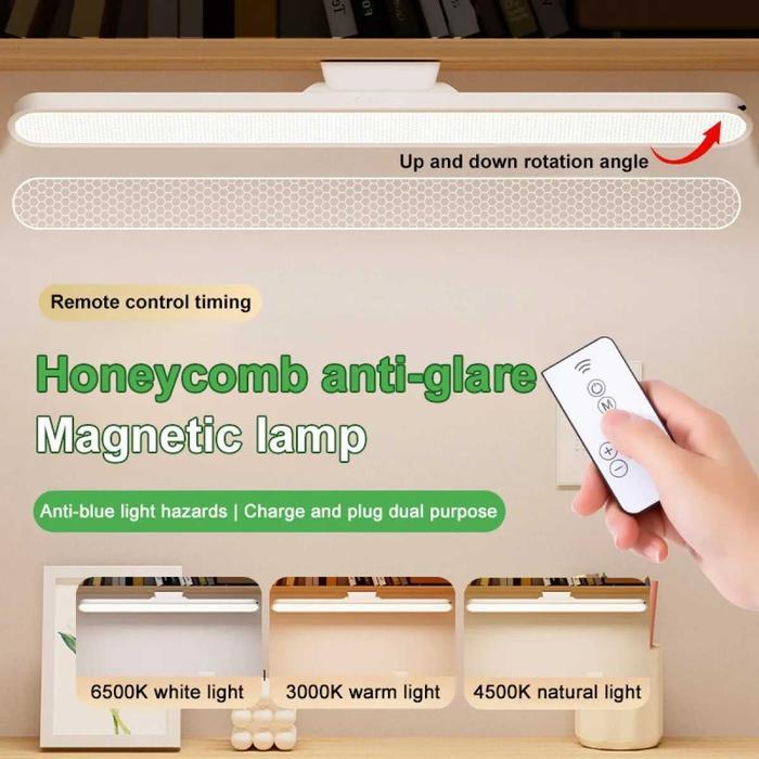 NOVELY NV-42 Lampu Tempel Magnetic LED 3in1 42.6 cm dengan Remote, 3 Warna Cahaya, Baterai Isi Ulang