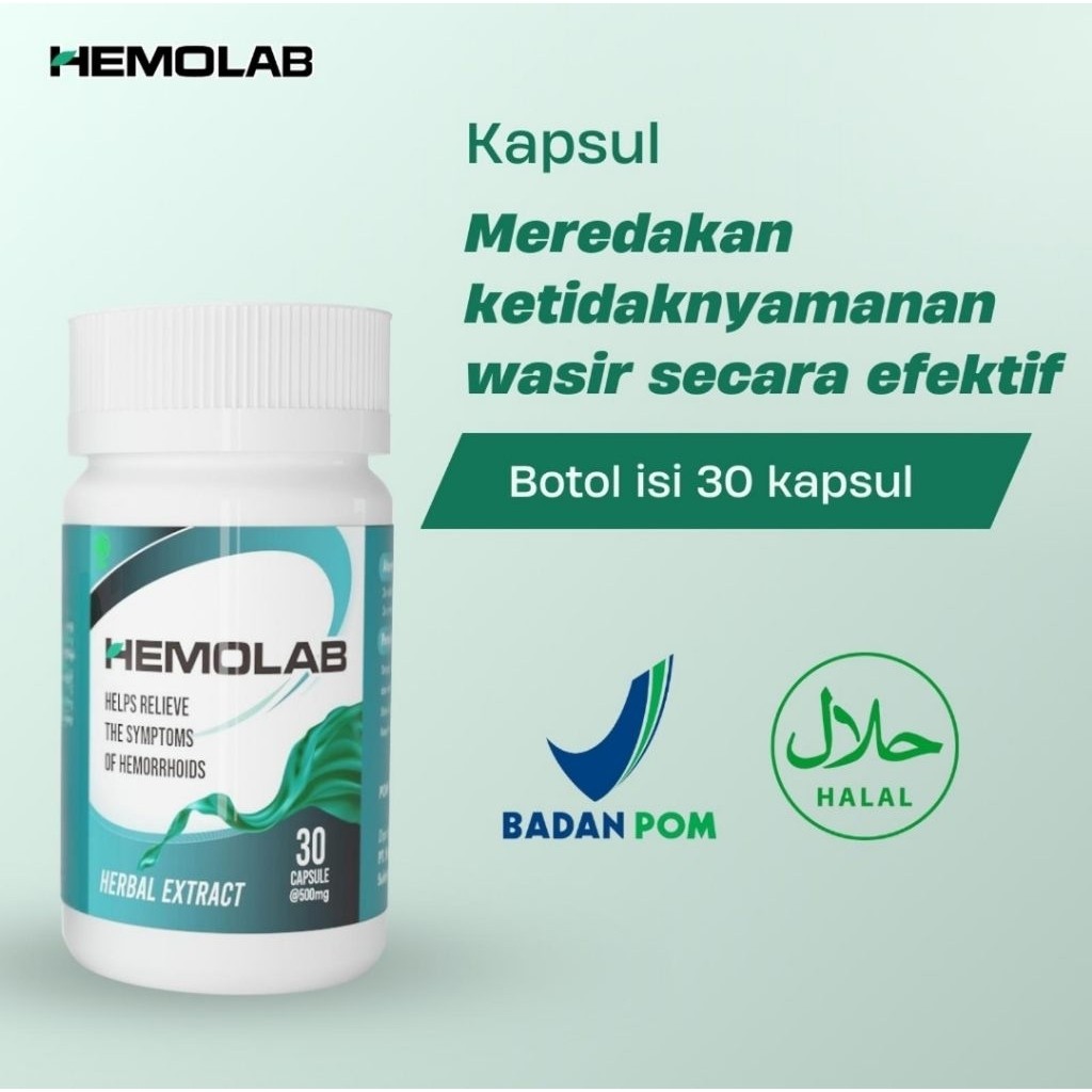 OBAT WASIR - HEMOLAB ASLI OBAT HERBAL ATASI AMBIEN WASIR PALING AMPUH DAN BERKUALITAS
