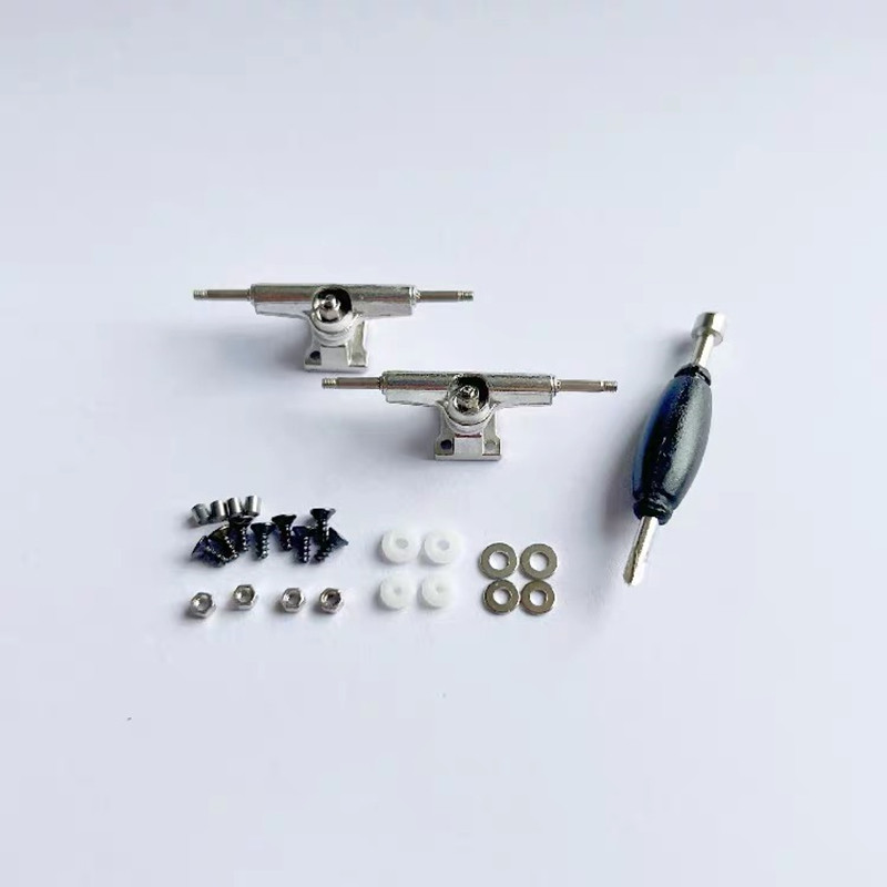 32mm Trucks With Screws Nuts Tool Fingerboard Skateboard Wooden Deck Toy Accessories