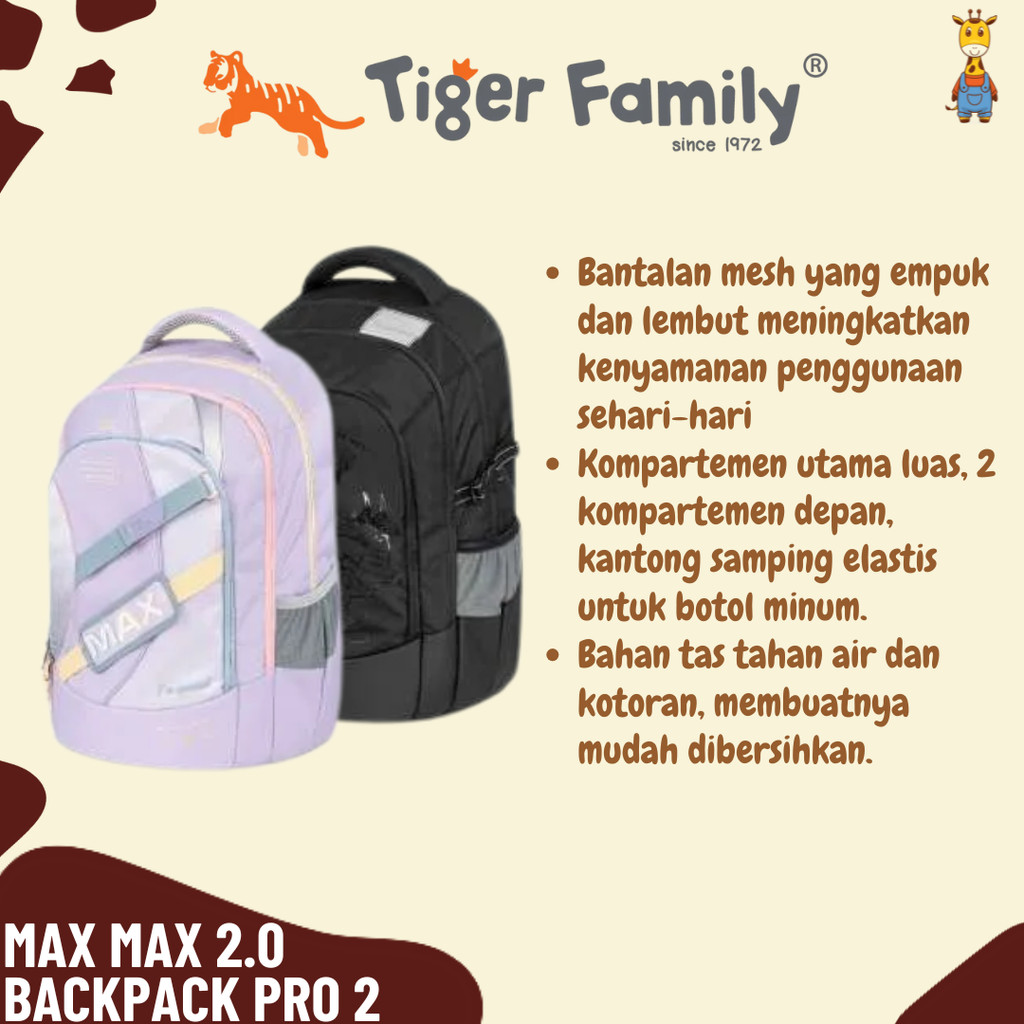 Tiger Family Max Max 2.0 Backpack Pro 2 - Tas Ransel
