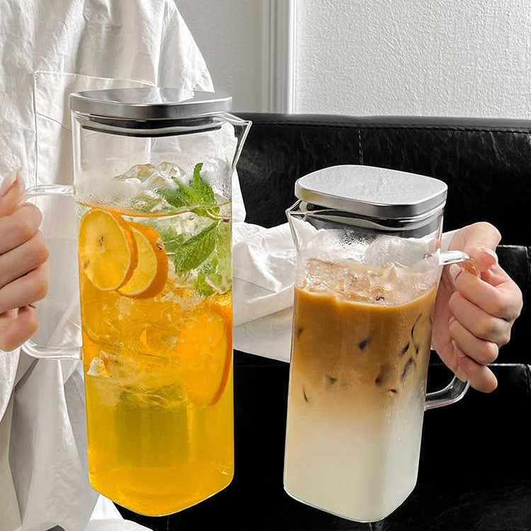 Pitcher Lemon Tea/ Teko Kaca Besar/ Teko/ Pitcher 1.3LT Pitcher kaca Teko Kaca Water Jug Beling Taha