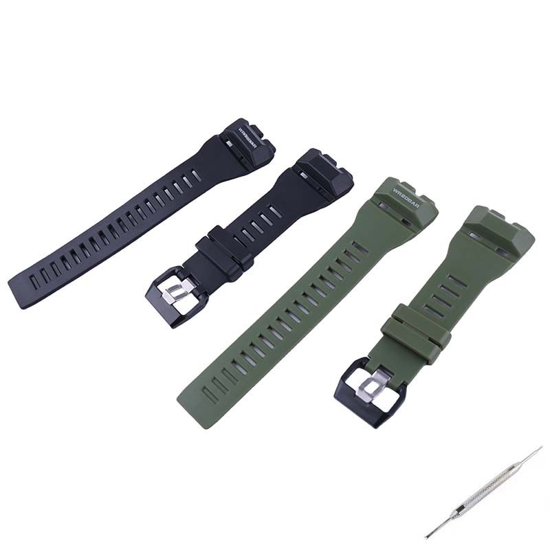 Men's Resin Wat strap accessories compatible with Casio G-shock GBD-100-1 GBD-100 Sports rubber wat 