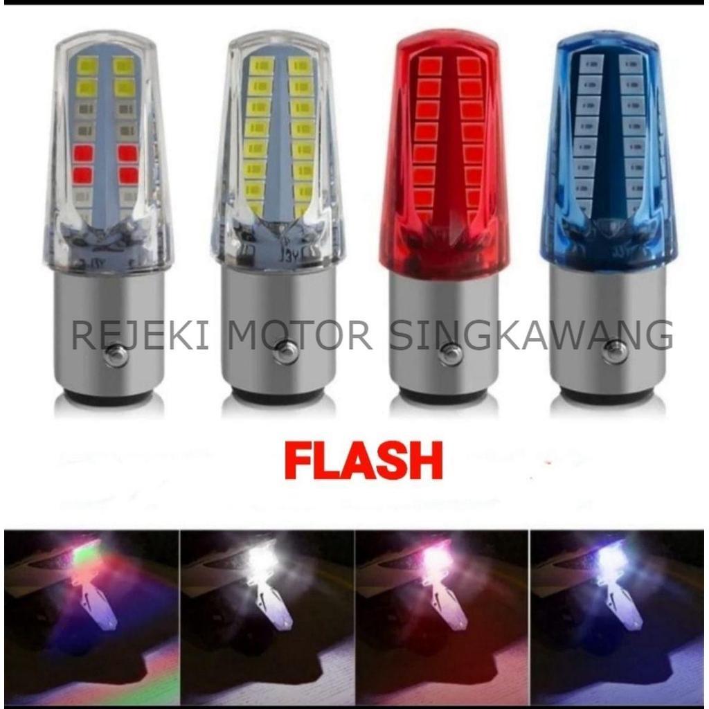 [MS] LAMPU STOP MOTOR PIRAMID LED KEDIP DAN RUNNING DC / LAMPU BELAKANG LED MOTOR KEDIP/ LAMPU STOP 