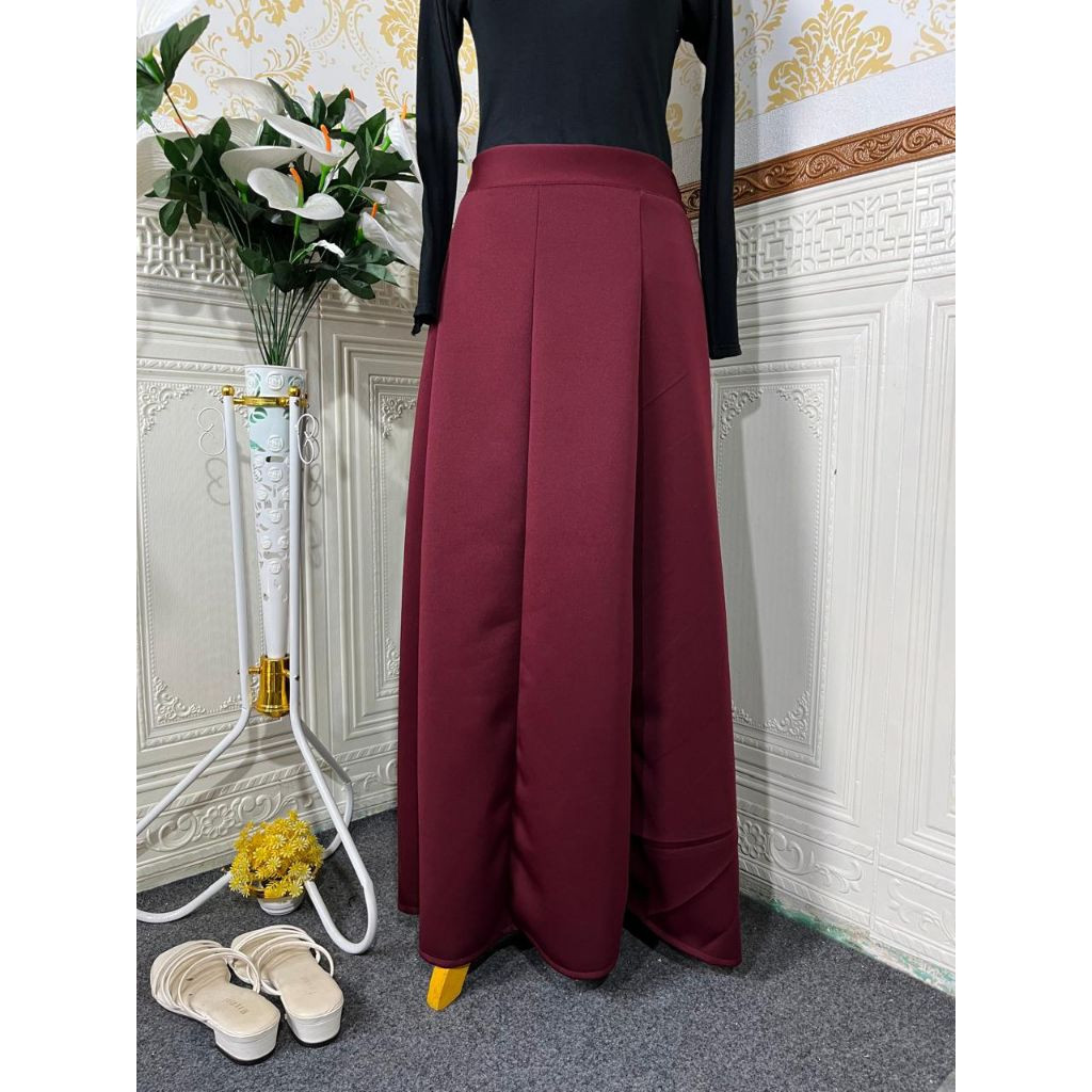 Bestpromo Audy Skirt Korean Loose Maxi Anti Kusut