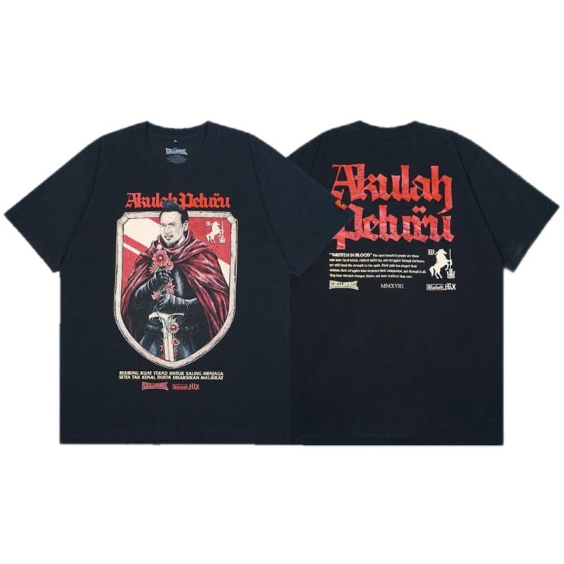 (COD) Tshirt REBELLION ROSE x JRX SID - AKULAH PELURU 2025 | Rebellion Rose Official Merchandise