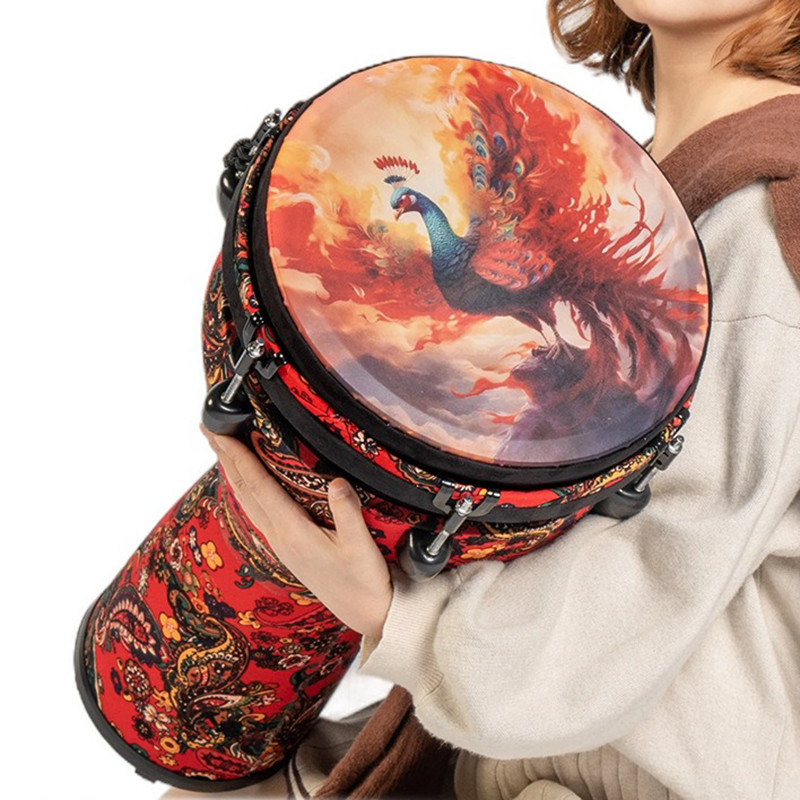 12 Inch Djembe Professional African Djembe Music Drums Colorful Hand Drum Adult Children's Percussio