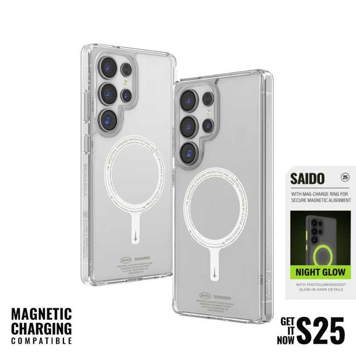 Case For Samsung S25 Ultra Skinarma Saido NiteGlow Casing Magsafe - Niteglow