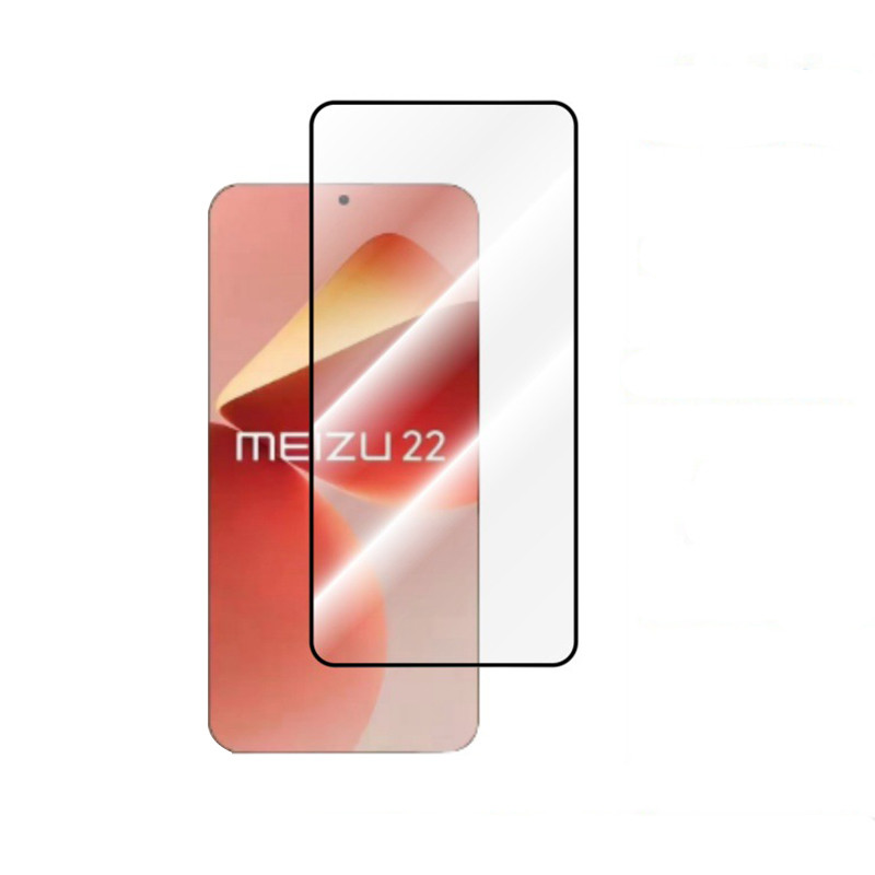 For Meizu 22 HD Matte Anti Blue Tempered Glass Screen Protector for MEIZU22 Black Edge Full Cover Pr