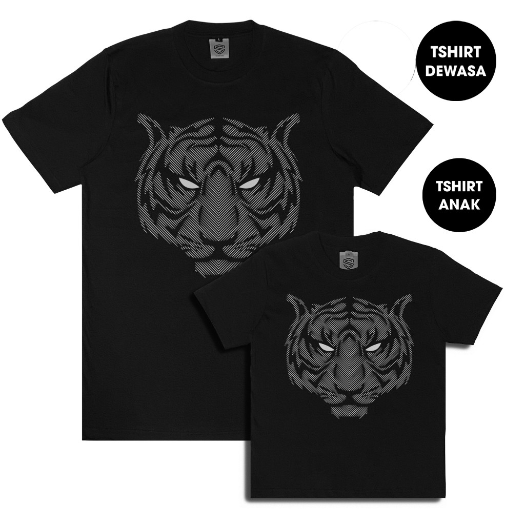 Someone T Shirt Glow In The Dark Black Special Couple 046CP Tiger Kaos Unisex